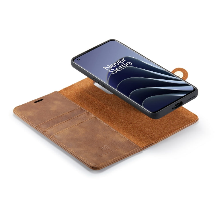 For OnePlus 10 Pro DG.MING Crazy Horse Texture Detachable Magnetic Leather Phone Case