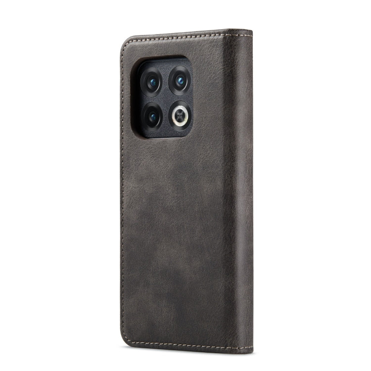 For OnePlus 10 Pro DG.MING Crazy Horse Texture Detachable Magnetic Leather Phone Case