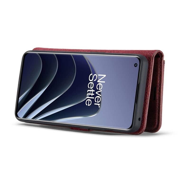 For OnePlus 10 Pro DG.MING Crazy Horse Texture Detachable Magnetic Leather Phone Case