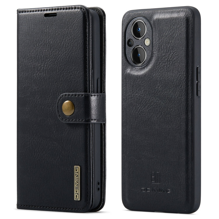 For OnePlus Nord N20 5G DG.MING Crazy Horse Texture Detachable Magnetic Leather Phone Case
