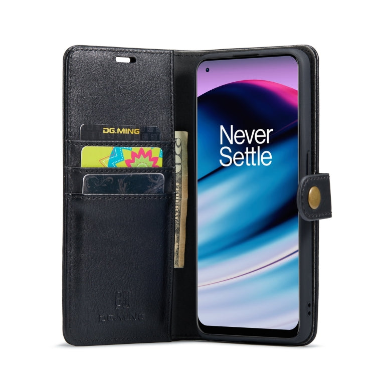 For OnePlus Nord N20 5G DG.MING Crazy Horse Texture Detachable Magnetic Leather Phone Case