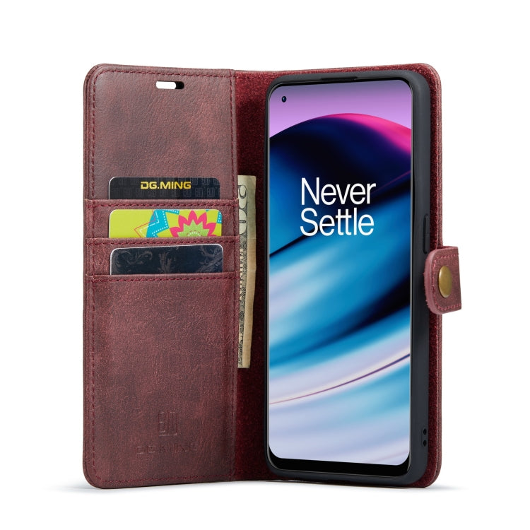 For OnePlus Nord N20 5G DG.MING Crazy Horse Texture Detachable Magnetic Leather Phone Case