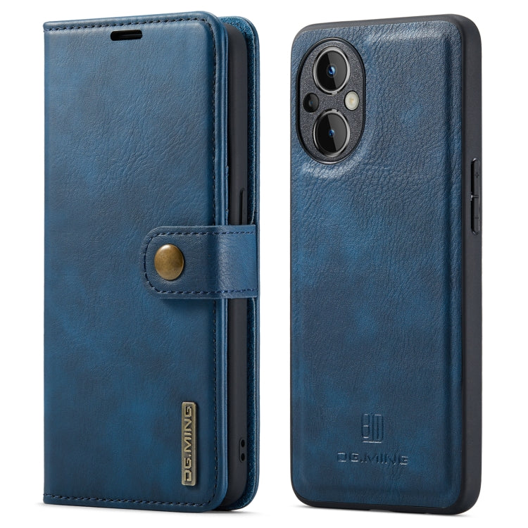 For OnePlus Nord N20 5G DG.MING Crazy Horse Texture Detachable Magnetic Leather Phone Case