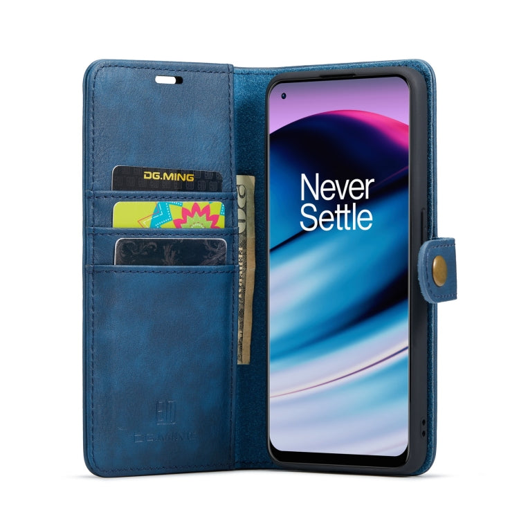 For OnePlus Nord N20 5G DG.MING Crazy Horse Texture Detachable Magnetic Leather Phone Case