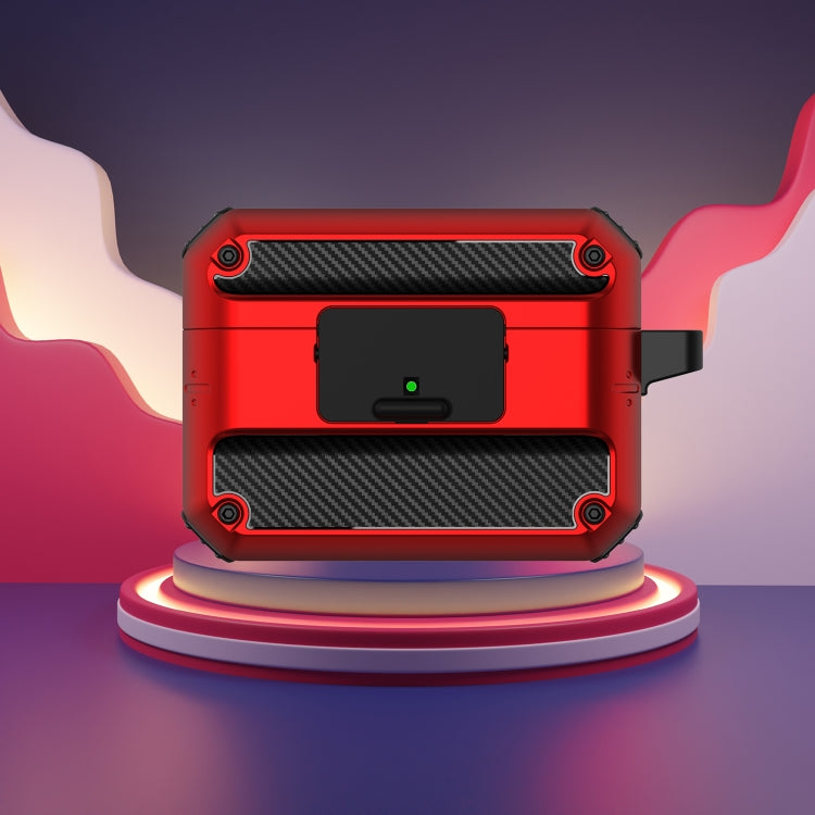 Automatic Bomb TPU + PC Earphone Protective Case with Switch For AirPods Pro