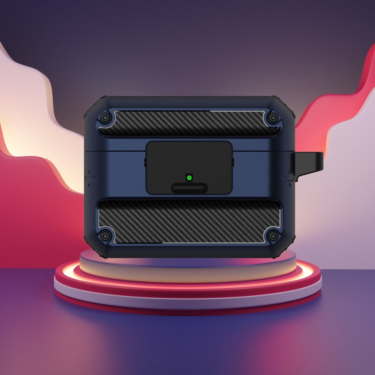 Automatic Bomb TPU + PC Earphone Protective Case with Switch For AirPods Pro