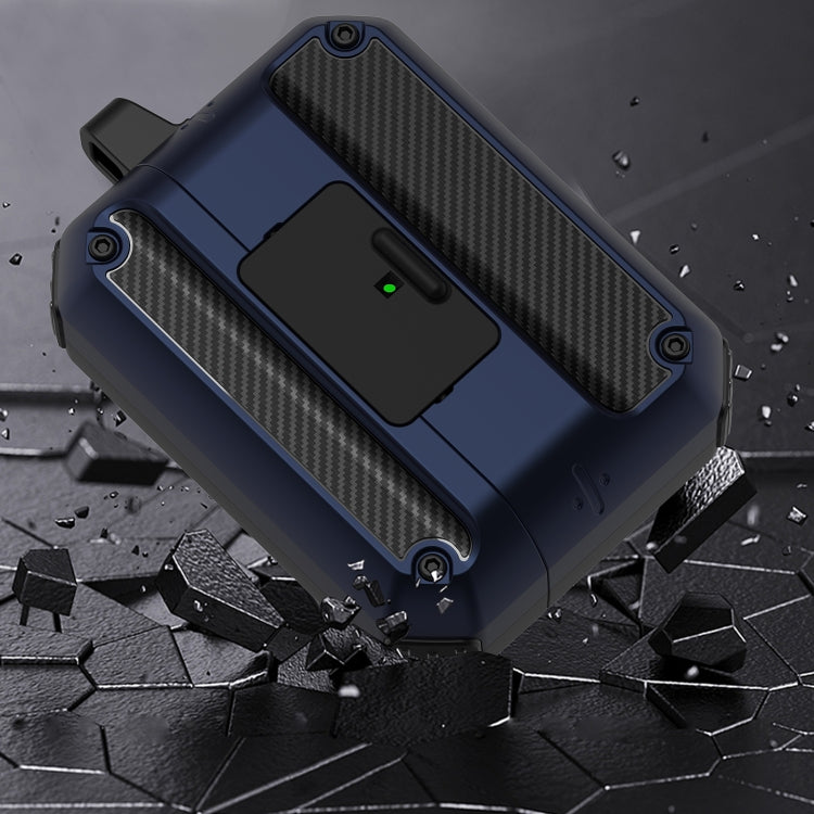 Automatic Bomb TPU + PC Earphone Protective Case with Switch For AirPods Pro