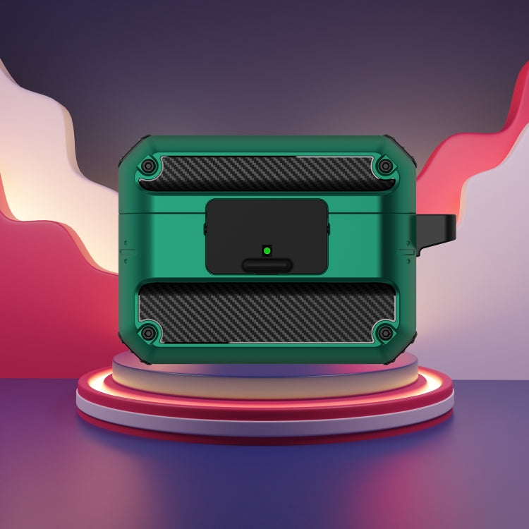 Automatic Bomb TPU + PC Earphone Protective Case with Switch For AirPods Pro