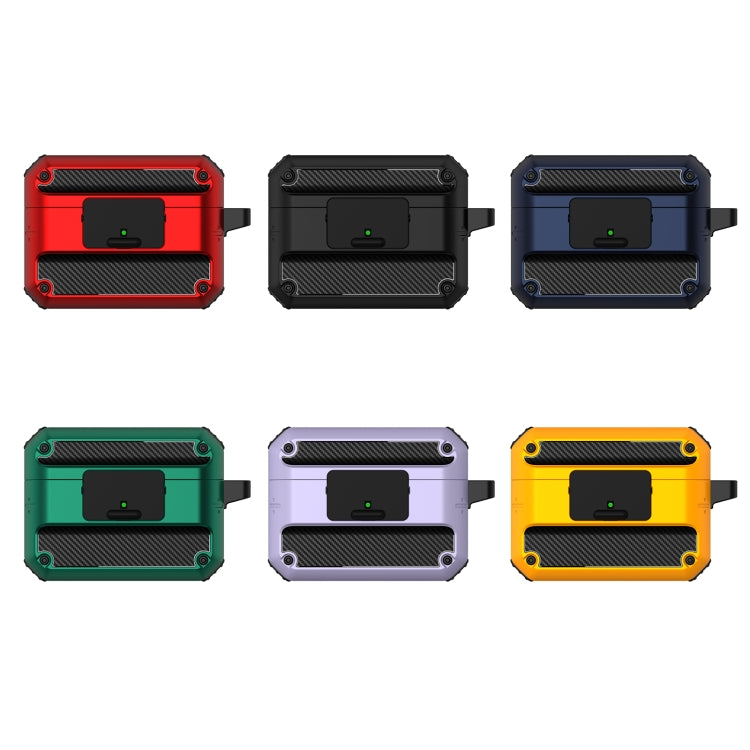 Automatic Bomb TPU + PC Earphone Protective Case with Switch For AirPods Pro