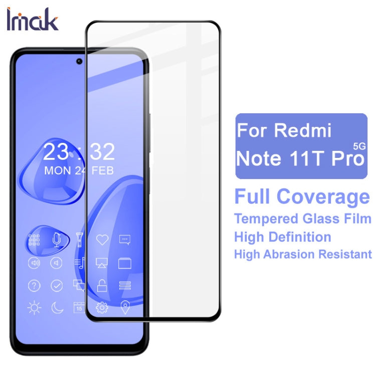 For Xiaomi Redmi Note 11T Pro 5G / Note 11T Pro+ 5G IMAK 9H Surface Hardness Full Screen Tempered Glass Film Pro+ Series