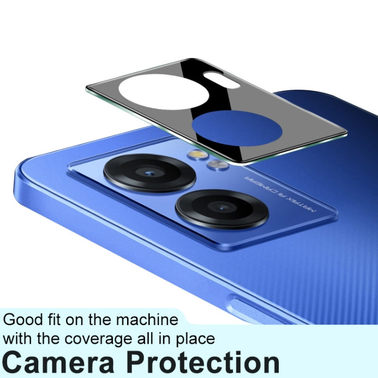 For OPPO Realme Narzo 50 5G imak Integrated Rear Camera Lens Tempered Glass Film with Lens Cap Black Version