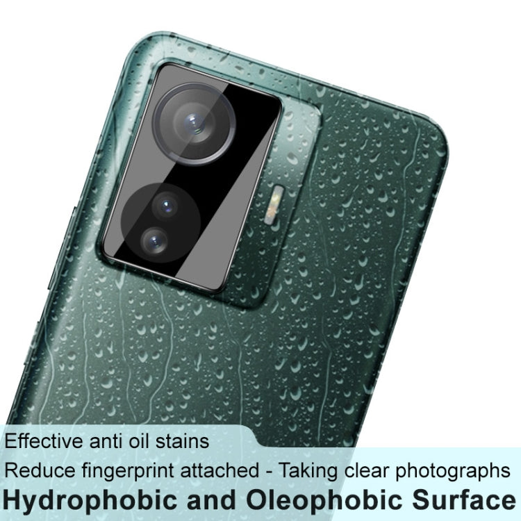 For vivo T1 Pro 5G imak Integrated Rear Camera Lens Tempered Glass Film with Lens Cap Black Version