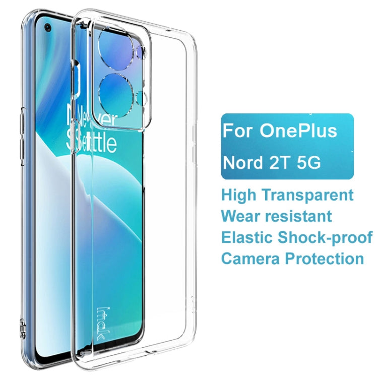For OnePlus Nord 2T 5G IMAK UX-5 Series Shockproof TPU Phone Case(Transparent)
