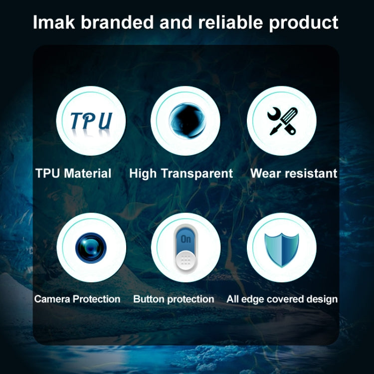 For Tecno Pova 2 IMAK UX-5 Series Shockproof TPU Phone Case(Transparent)