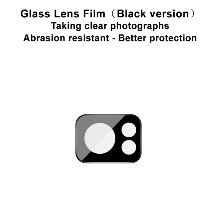 For OPPO Reno7 Pro 5G IMAK Rear Camera Lens Glass Film Black Version