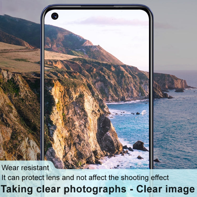 For OPPO Realme 9 5G India/Realme 8s 5G IMAK Rear Camera Lens Glass Film Black Version