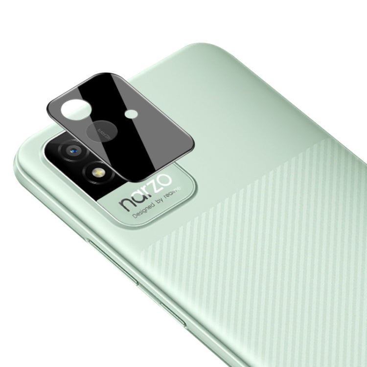 For OPPO Realme Narzo 50i IMAK Rear Camera Lens Glass Film Black Version