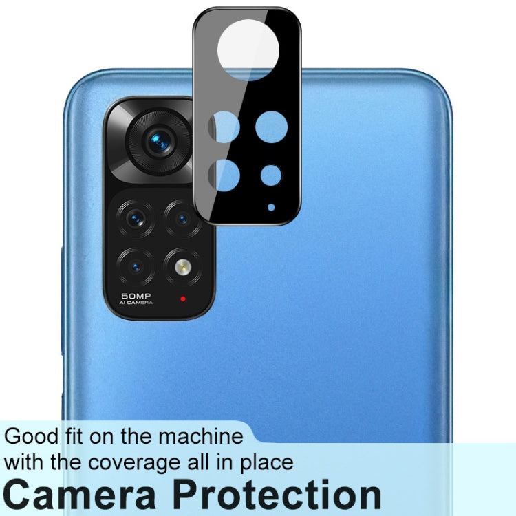 For Xiaomi Redmi Note 11 4G Global IMAK Rear Camera Lens Glass Film Black Version
