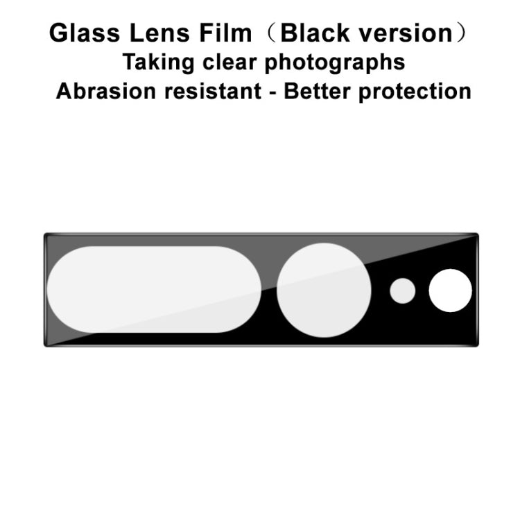 For Google Pixel 7 Pro 5G IMAK Rear Camera Lens Glass Film Black Version