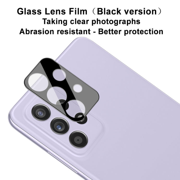 For Samsung Galaxy A52s 5G/A52 4G/5G/A72 4G/5G IMAK Rear Camera Lens Glass Film Black Version