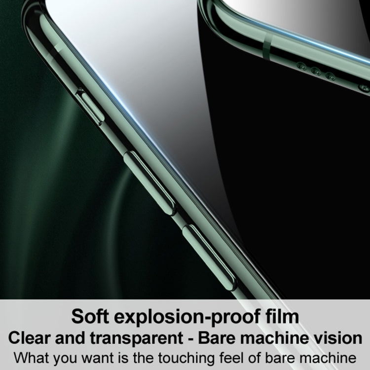 2 PCS imak Curved Full Screen Protector Hydrogel Film Back Protector For Xiaomi Redmi Note 11T Pro 5G/Redmi Note 11T Pro+ 5G