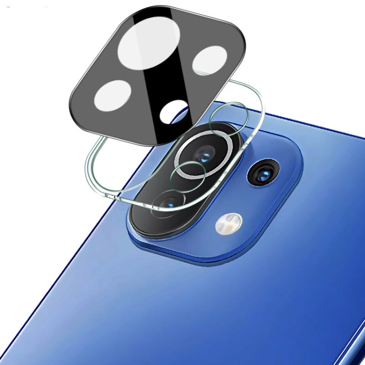 imak Integrated Rear Camera Lens Tempered Glass Film with Lens Cap Black Version For Xiaomi Mi 11 Lite 5G/11 Lite 5G NE