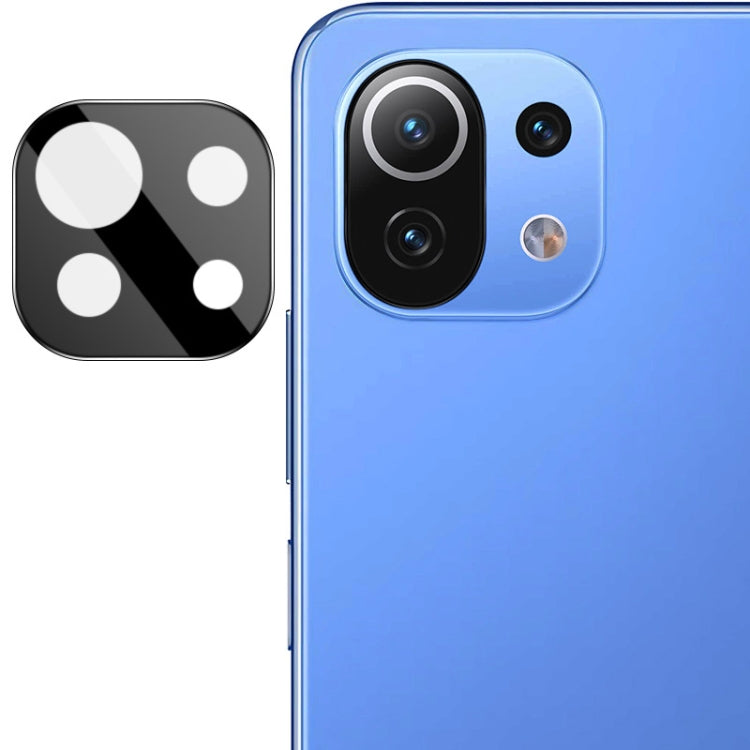 imak Integrated Rear Camera Lens Tempered Glass Film with Lens Cap Black Version For Xiaomi Mi 11 Lite 5G/11 Lite 5G NE