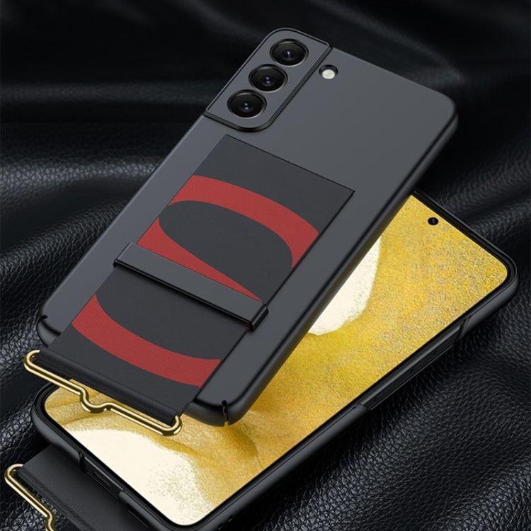 For Samsung Galaxy S22 5G GKK Ultra-thin Wristband Holder Phone Case