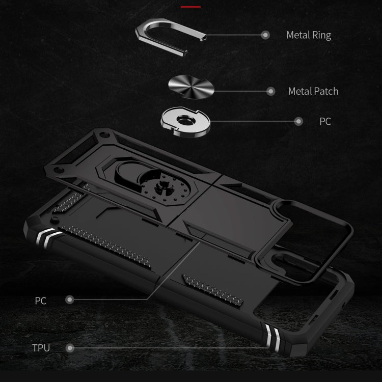 For Samsung Galaxy Z Flip4 Shockproof TPU + PC Protective Case with 360 Degree Rotating Holder