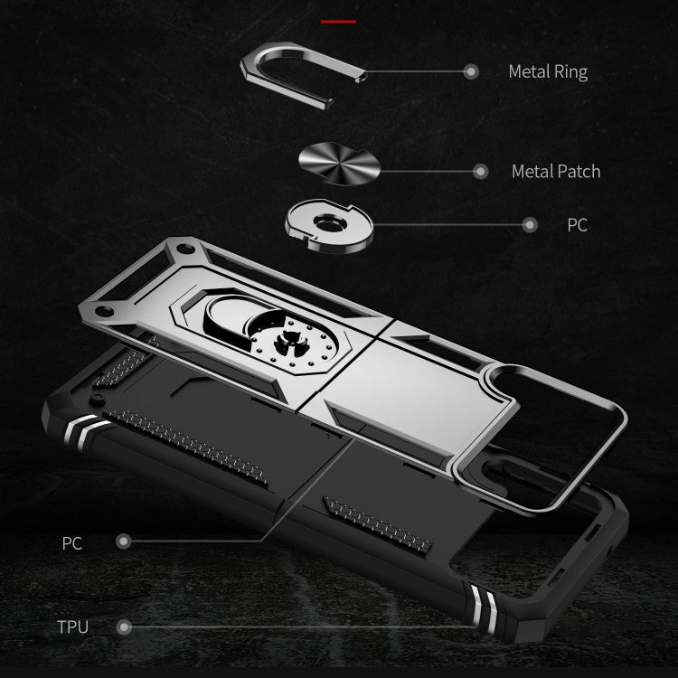 For Samsung Galaxy Z Flip4 Shockproof TPU + PC Protective Case with 360 Degree Rotating Holder