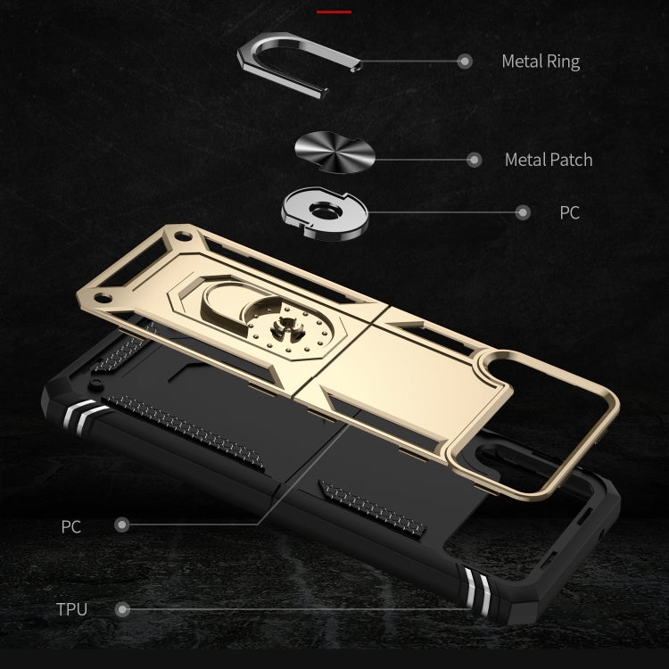 For Samsung Galaxy Z Flip4 Shockproof TPU + PC Protective Case with 360 Degree Rotating Holder