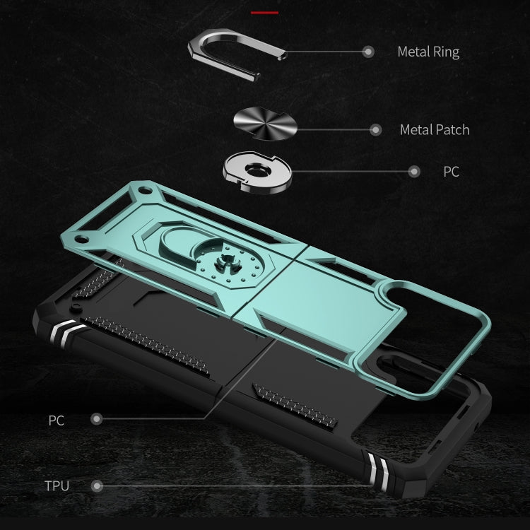 For Samsung Galaxy Z Flip4 Shockproof TPU + PC Protective Case with 360 Degree Rotating Holder