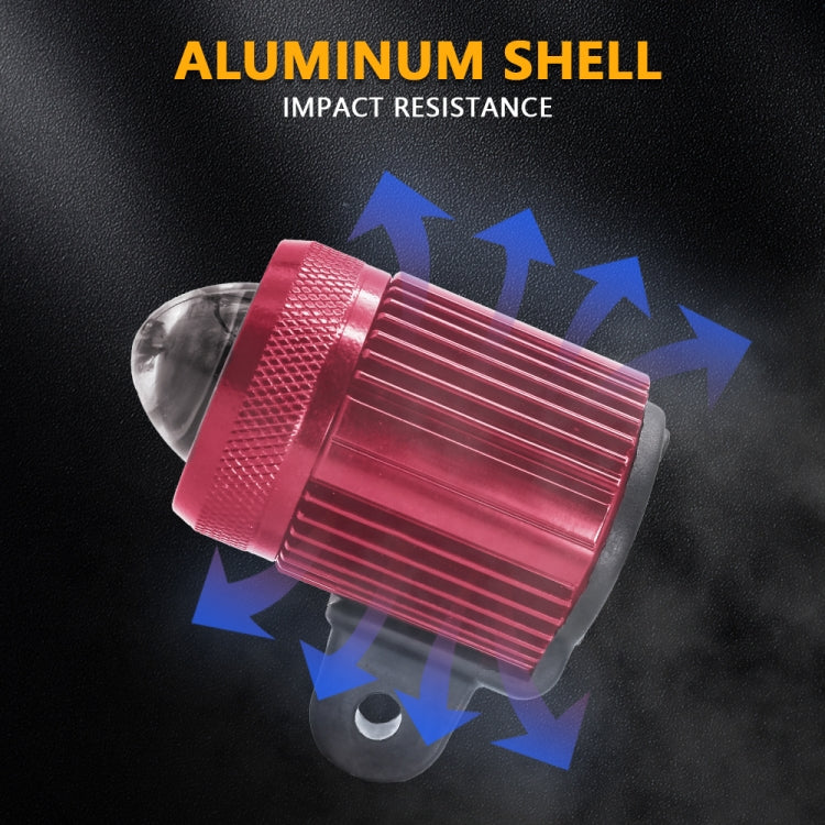 S7 Motorcycle Rearview Mirror LED Strobe Spotlight