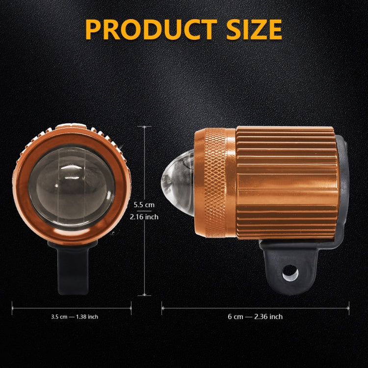 S7 Motorcycle Rearview Mirror LED Strobe Spotlight