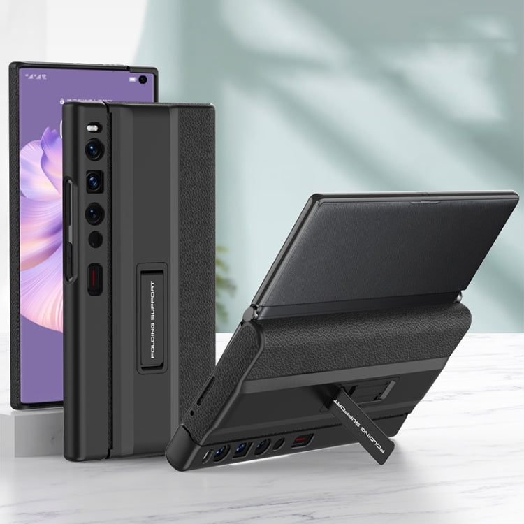 For Huawei Mate Xs 2 GKK Full Coverage Folding Leather Phone Case with Holder