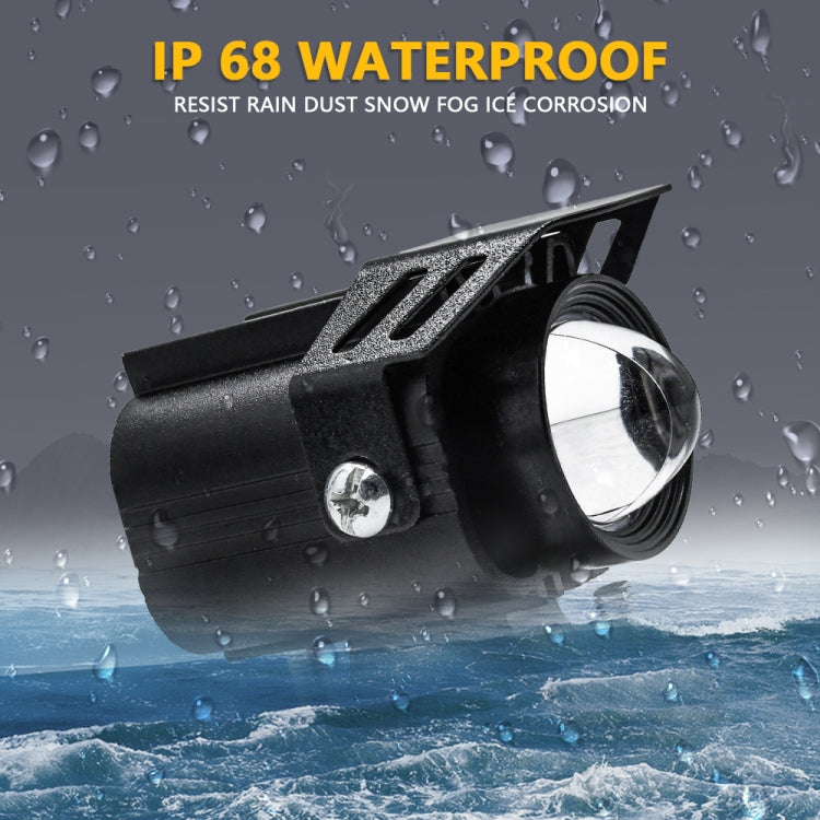 S8 Motorcycle Rearview Mirror LED Strobe Spotlight