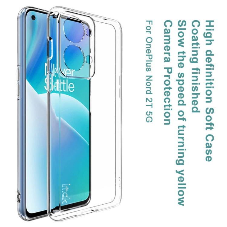 For OnePlus Nord 2T 5G IMAK UX-10 Series Transparent Shockproof TPU Phone Case(Transparent)