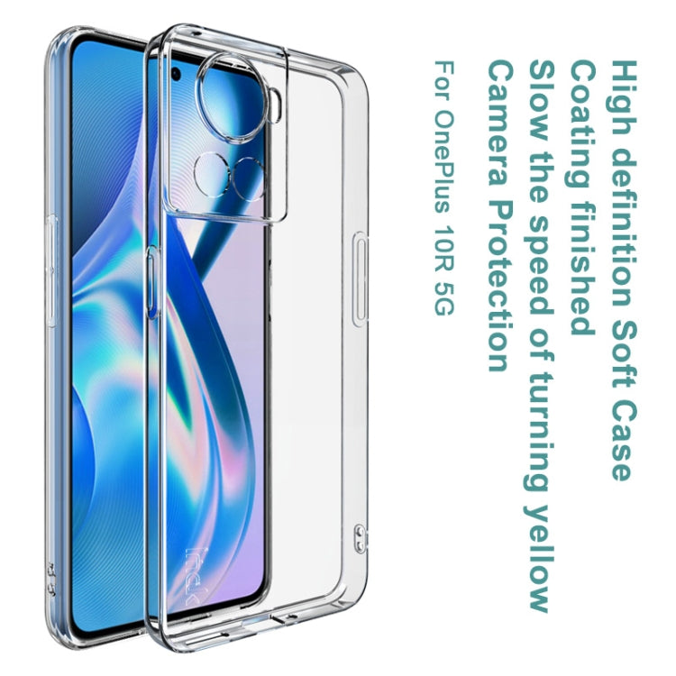 For OnePlus Ace 5G / 10R 5G IMAK UX-10 Series Transparent Shockproof TPU Phone Case(Transparent)