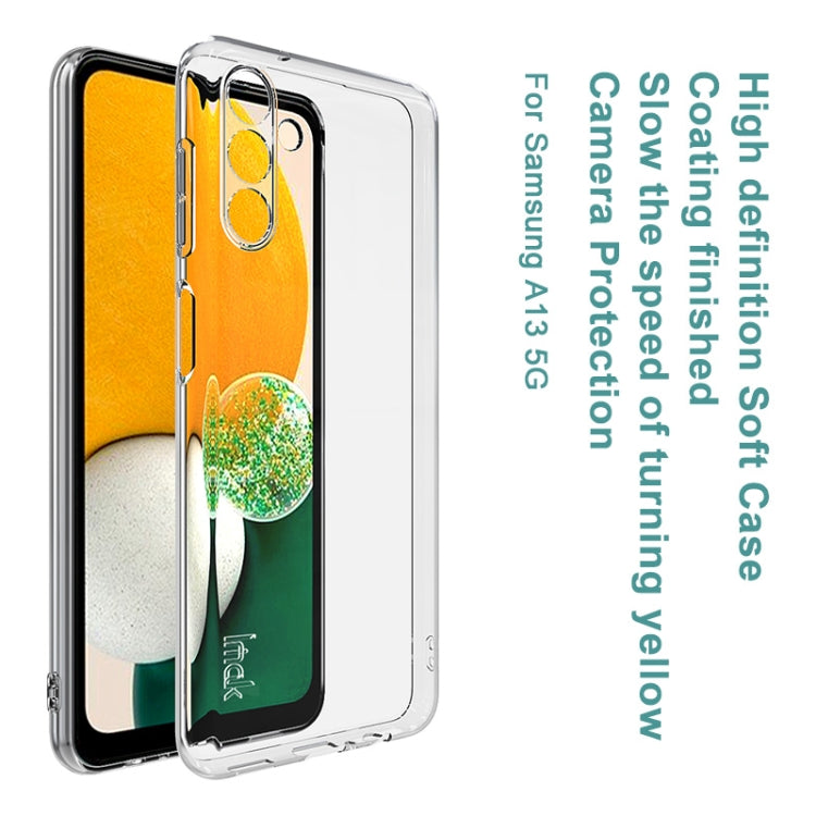For Samsung Galaxy A13 5G IMAK UX-10 Series Transparent Shockproof TPU Phone Case(Transparent)