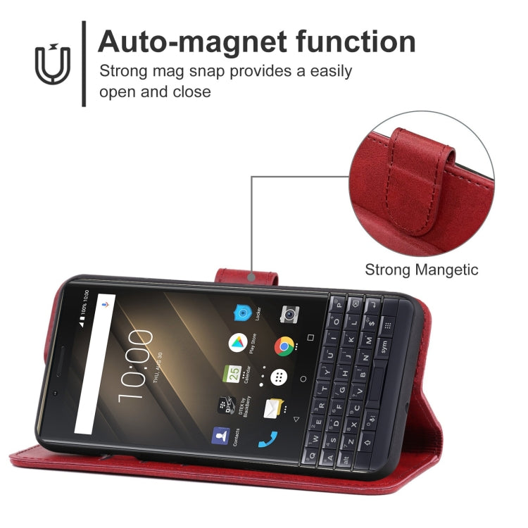 For Blackberry KEY2 Leather Phone Case