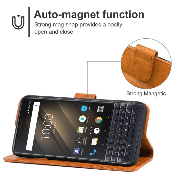 For Blackberry KEY2 Leather Phone Case