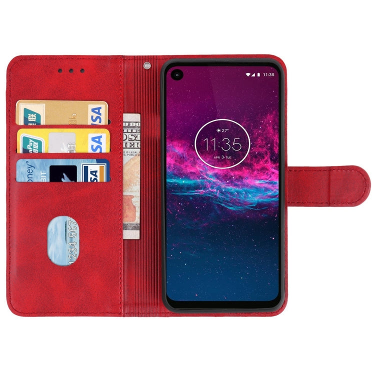 For Motorola One Action Leather Phone Case