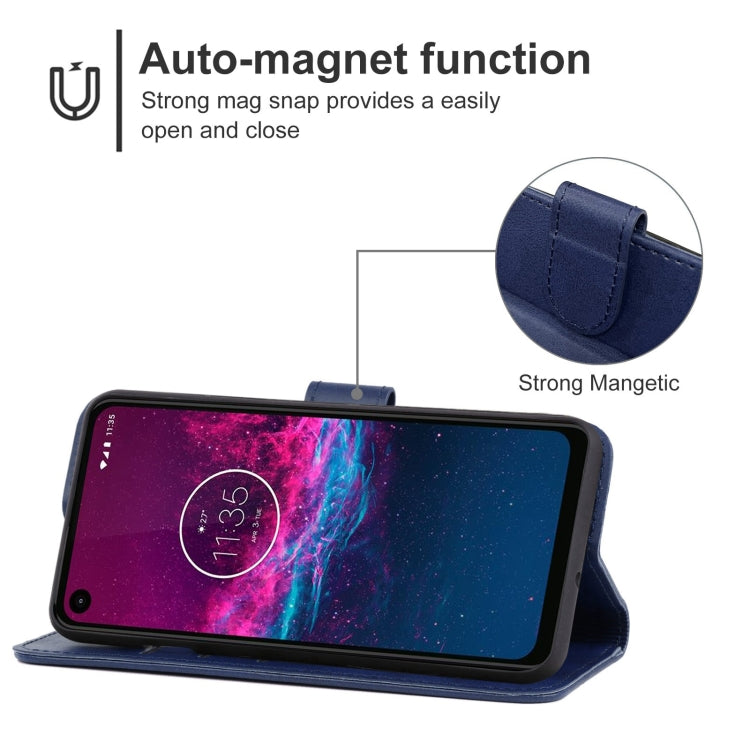 For Motorola One Action Leather Phone Case