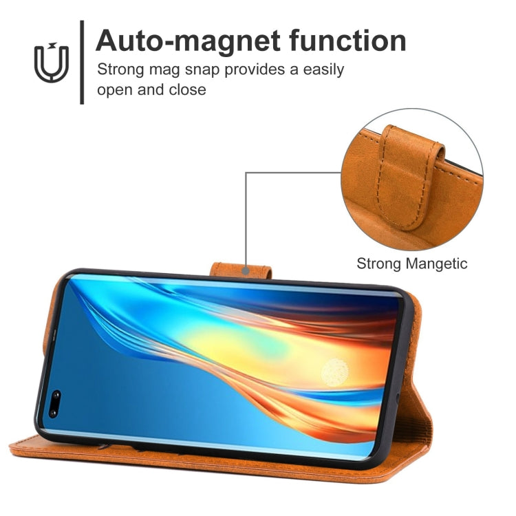 For Tecno Phantom X Leather Phone Case