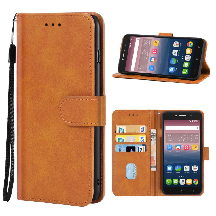 For Alcatel Pixi 4 4.0 Leather Phone Case