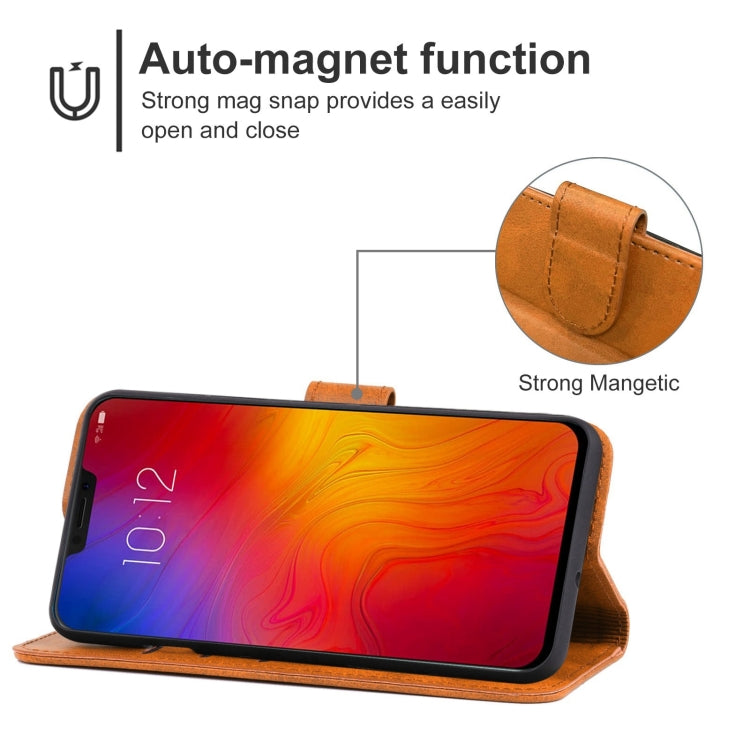 For Lenovo Z5 Leather Phone Case