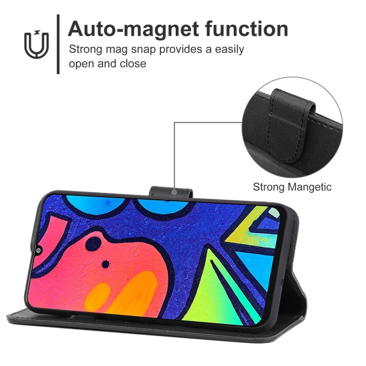 For Samsung Galaxy F41 Leather Phone Case