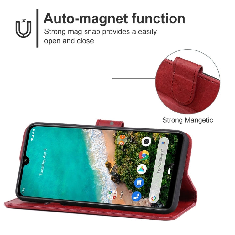 For Xiaomi Mi A3 Leather Phone Case