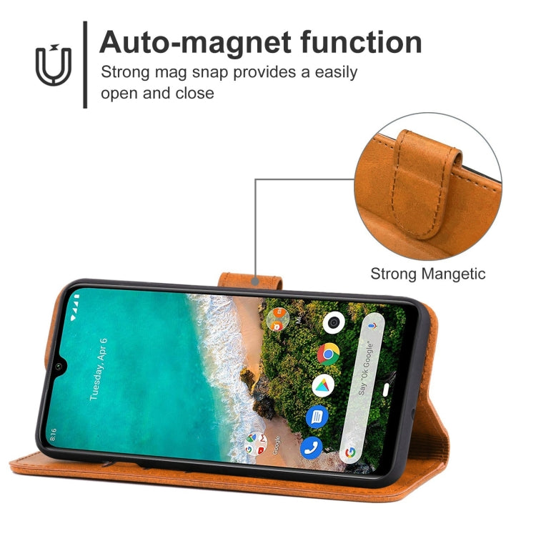 For Xiaomi Mi A3 Leather Phone Case
