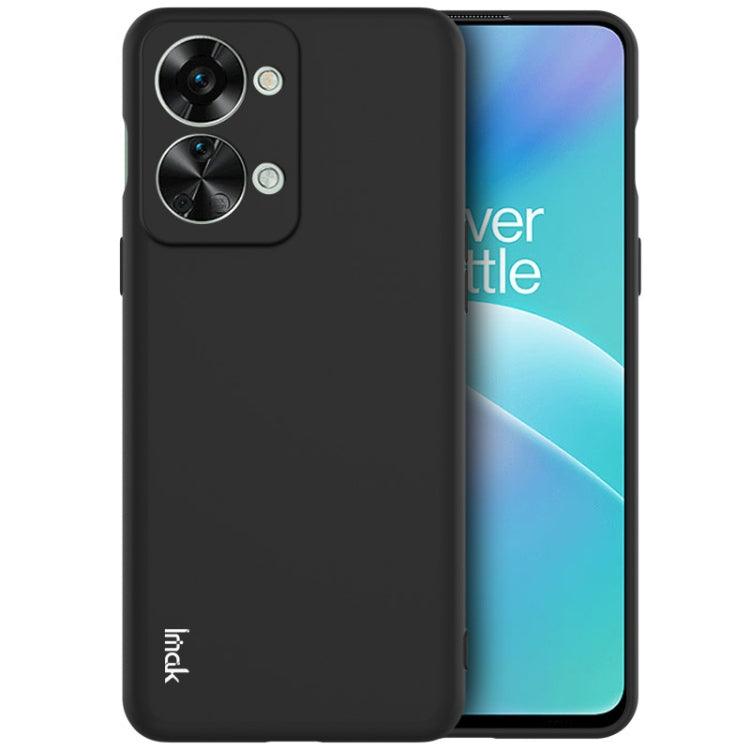 For OnePlus Nord 2T 5G IMAK UC-3 Series Shockproof Frosted TPU Phone Case(Black)